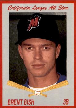 1992 Cal League All-Stars #36 Brent Bish Front