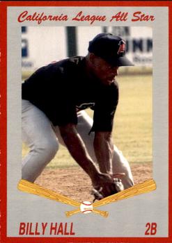 1992 Cal League All-Stars #39 Billy Hall Front