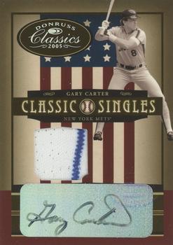 2005 Donruss Classics - Classic Singles Signature Jersey #CS-18 Gary Carter Front