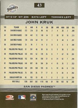 2005 Donruss Greats #43 John Kruk Back