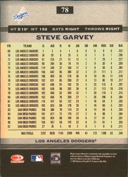 2005 Donruss Greats #78 Steve Garvey Back
