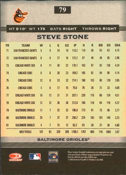 2005 Donruss Greats #79 Steve Stone Back