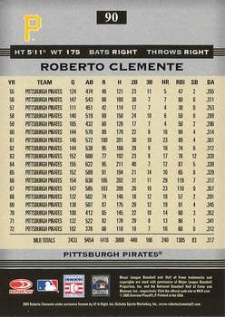 2005 Donruss Greats #90 Roberto Clemente Back