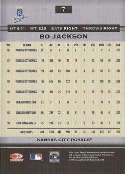 2005 Donruss Greats #7 Bo Jackson Back