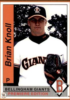1995 Bellingham Giants #29 Brian Knoll Front