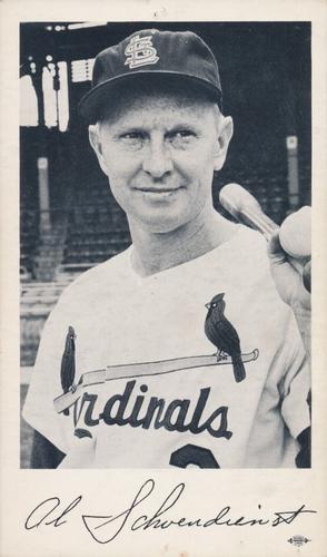 1964 St. Louis Cardinals Photocards #NNO Red Schoendienst Front