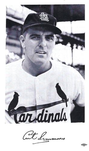 1961 St. Louis Cardinals Photocards #NNO Curt Simmons Front