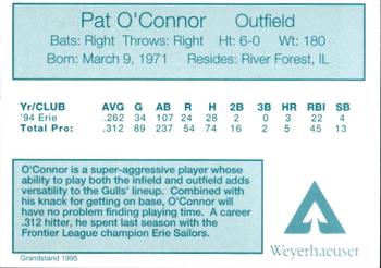 1995 Grandstand Grays Harbor Gulls #18 Pat O'Connor Back