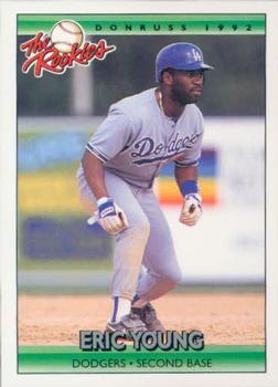 1992 Donruss The Rookies #128 Eric Young Front