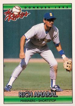1992 Donruss The Rookies #3 Rich Amaral Front