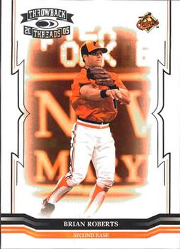 2005 Donruss Throwback Threads #120 Brian Roberts Front