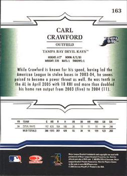 2005 Donruss Throwback Threads #163 Carl Crawford Back