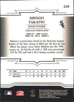 2005 Donruss Throwback Threads #239 Shingo Takatsu Back