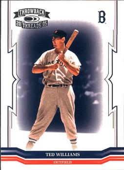 2005 Donruss Throwback Threads #297 Ted Williams Front