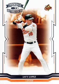 2005 Donruss Throwback Threads #18 Javy Lopez Front