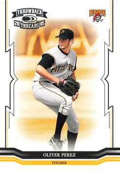 2005 Donruss Throwback Threads #95 Oliver Perez Front