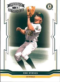2005 Donruss Throwback Threads #39 Eric Byrnes Front