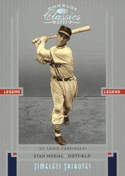2005 Donruss Classics - Timeless Tributes Silver #250 Stan Musial Front