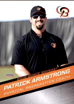 2018 Choice Bowie Baysox #35 Patrick Armstrong Front