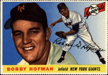 1955 Topps Stamps #NNO Bobby Hofman Front