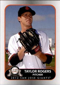2012 Grandstand San Jose Giants #19 Taylor Rogers Front