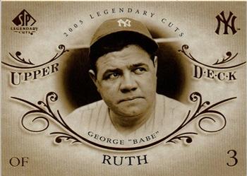 2005 SP Legendary Cuts #2 Babe Ruth Front