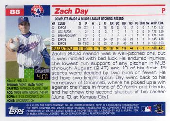 2005 Topps #88 Zach Day Back
