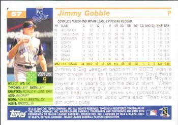 2005 Topps #57 Jimmy Gobble Back