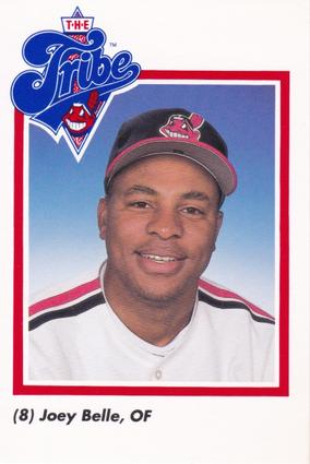1990 Cleveland Indians The Tribe #5 Joey Belle Front