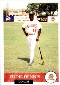 1994 Collect-A-Sport San Antonio Tejanos #10 Eddie Dennis Front