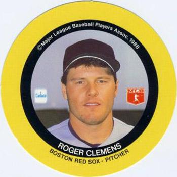 1989 Cadaco Discs - Back Variation #NNO Roger Clemens Front