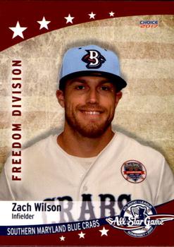 2017 Choice Atlantic League All-Stars #35 Zach Wilson Front
