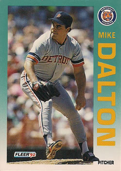1992 Fleer #131 Mike Dalton Front