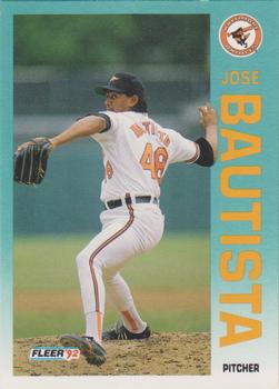 1992 Fleer #2 Jose Bautista Front