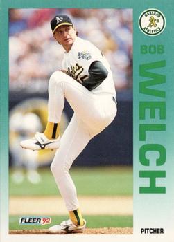1992 Fleer #271 Bob Welch Front