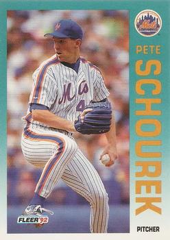 1992 Fleer #516 Pete Schourek Front