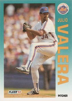1992 Fleer #517 Julio Valera Front