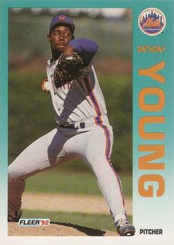 1992 Fleer #520 Anthony Young Front