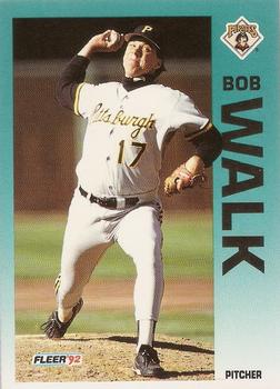 1992 Fleer #572 Bob Walk Front