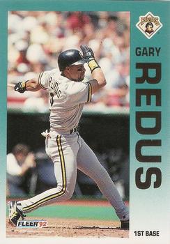 1992 Fleer #564 Gary Redus Front