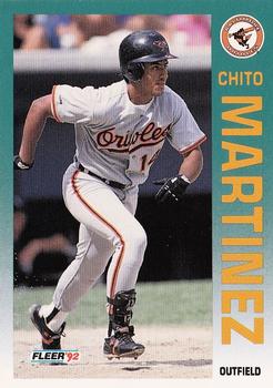 1992 Fleer #13 Chito Martinez Front