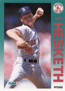 1992 Fleer #40 Joe Hesketh Front