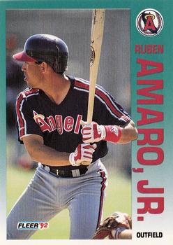 1992 Fleer #52 Ruben Amaro, Jr. Front