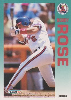 1992 Fleer #68 Bobby Rose Front