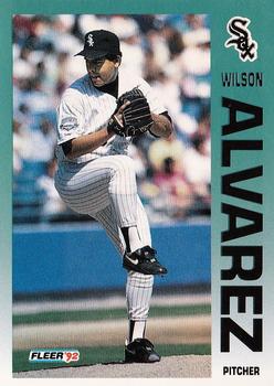 1992 Fleer #74 Wilson Alvarez Front