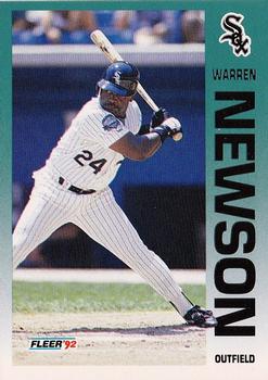 1992 Fleer #91 Warren Newson Front