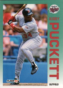 1992 Fleer #217 Kirby Puckett Front