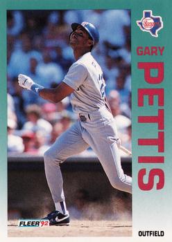 1992 Fleer #314 Gary Pettis Front