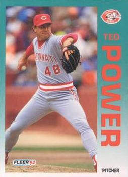 1992 Fleer #416 Ted Power Front