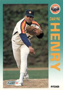 1992 Fleer #436 Dwayne Henry Front